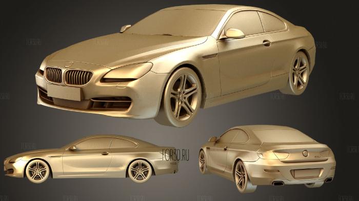 BMW 6 Series F12 stl model for CNC